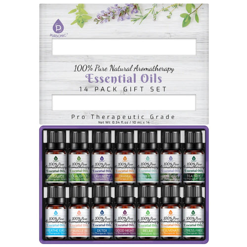 14 Pack of 100% Natural Essential Aromatherapy Oils